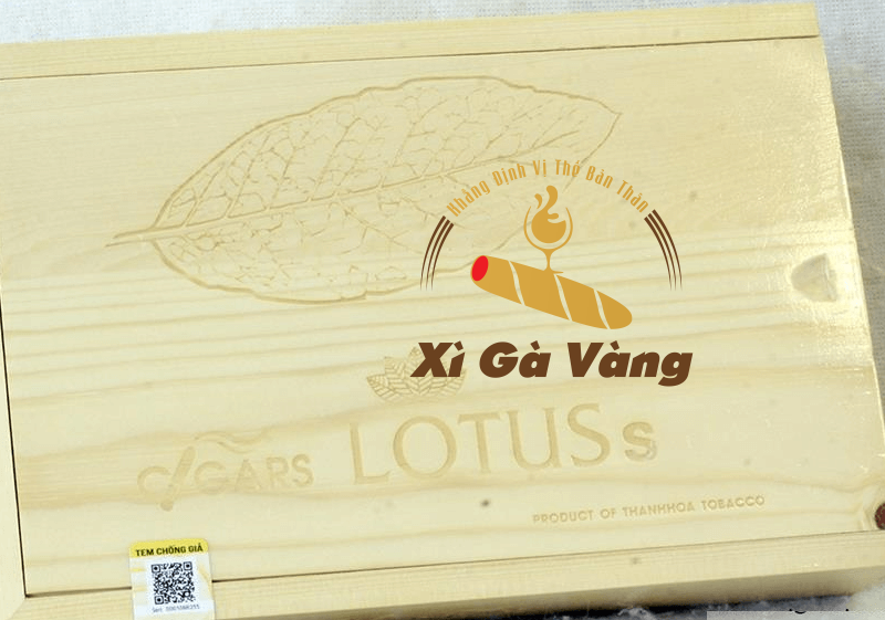 Hộp gỗ xì gà Lotus S sau khi thành phẩm